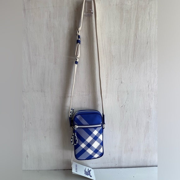 BURBERRY Check Crossbody Bag- Knight - Picture 3 of 14
